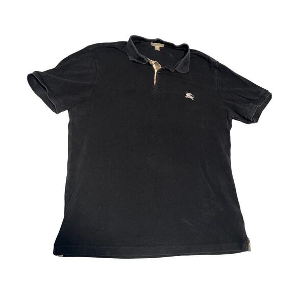Burberry Brit Men’s Black Polo Shirt L/XL 100% Cotton